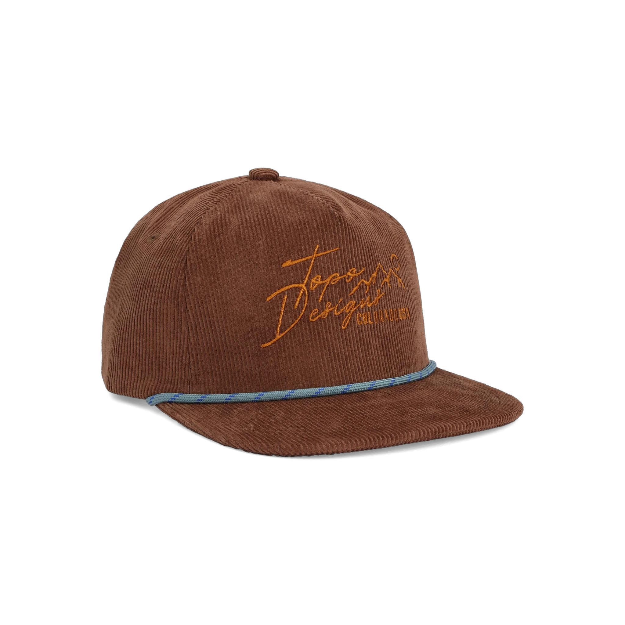 Corduroy Trucker Hat - Topo Script - Final Sale