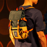 General image of Rover Pack Mini in "Forest / Goldenrod"