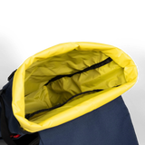 General interior image the Topo Designs Klettersack Classic vintage-inspired rucksack backpack in "Midnight".