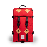 Front view of Topo Designs Klettersack Classic vintage-inspired rucksack backpack in "Salsa".