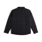 Back View of Topo Designs Puffer Shirt Jacket - Men's in "Black"