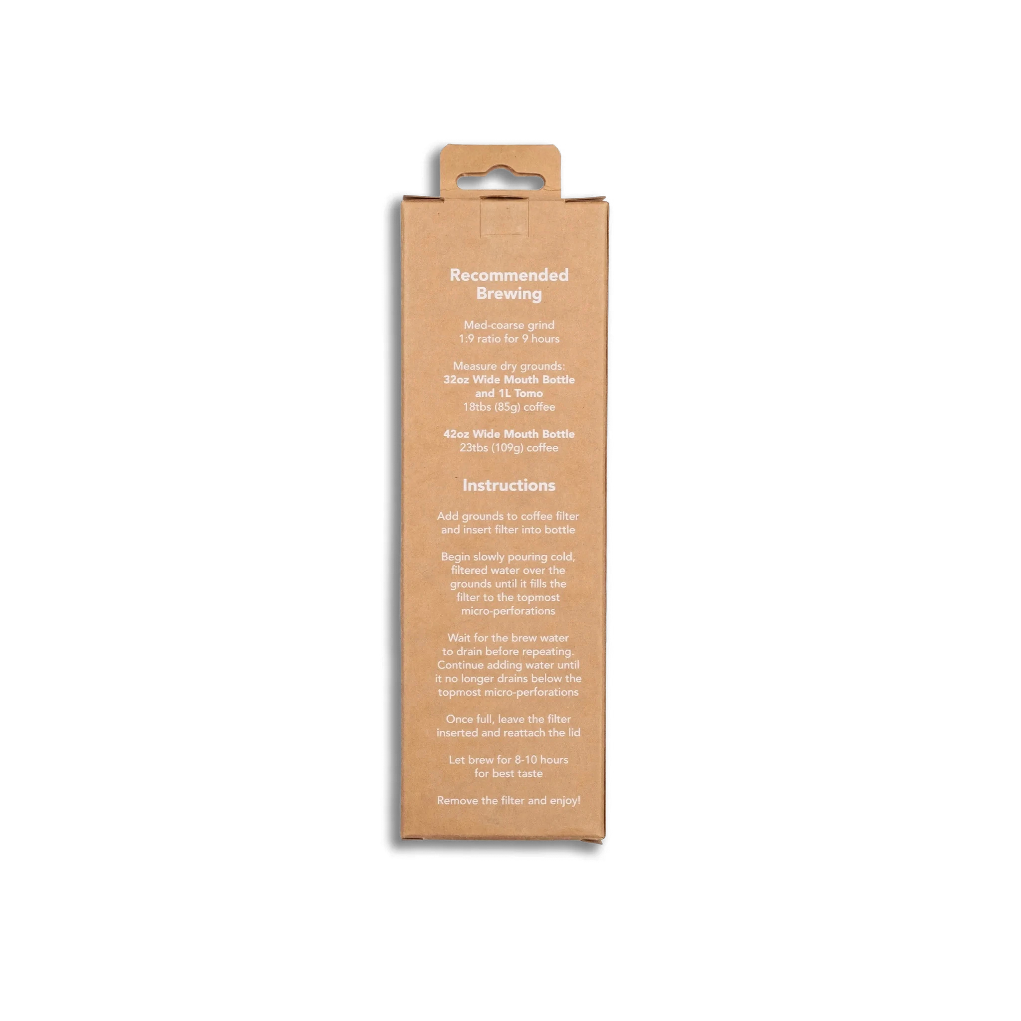 Topo Designs x MiiR Cold Brew Filter in "Stainless Steel"