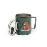 Topo Designs x MiiR Camp Cup in "Green Speckle"
