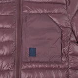 General Detail shot of Topo Designs Townie Puffer Jacket - Women's in "Huckleberry"