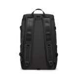 Back view of Topo Designs Klettersack Classic vintage-inspired rucksack backpack in "Black".