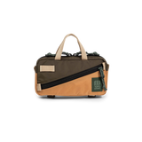 Front view of Topo Designs Mini Quick Pack in "Woodland / Brown Oak"
