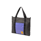 Front view of Topo Designs Mountain Essential Tote in "Grid / Very Peri"