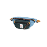 Topo Designs Mountain Waist Pack in "River Blue / Dark Pine"