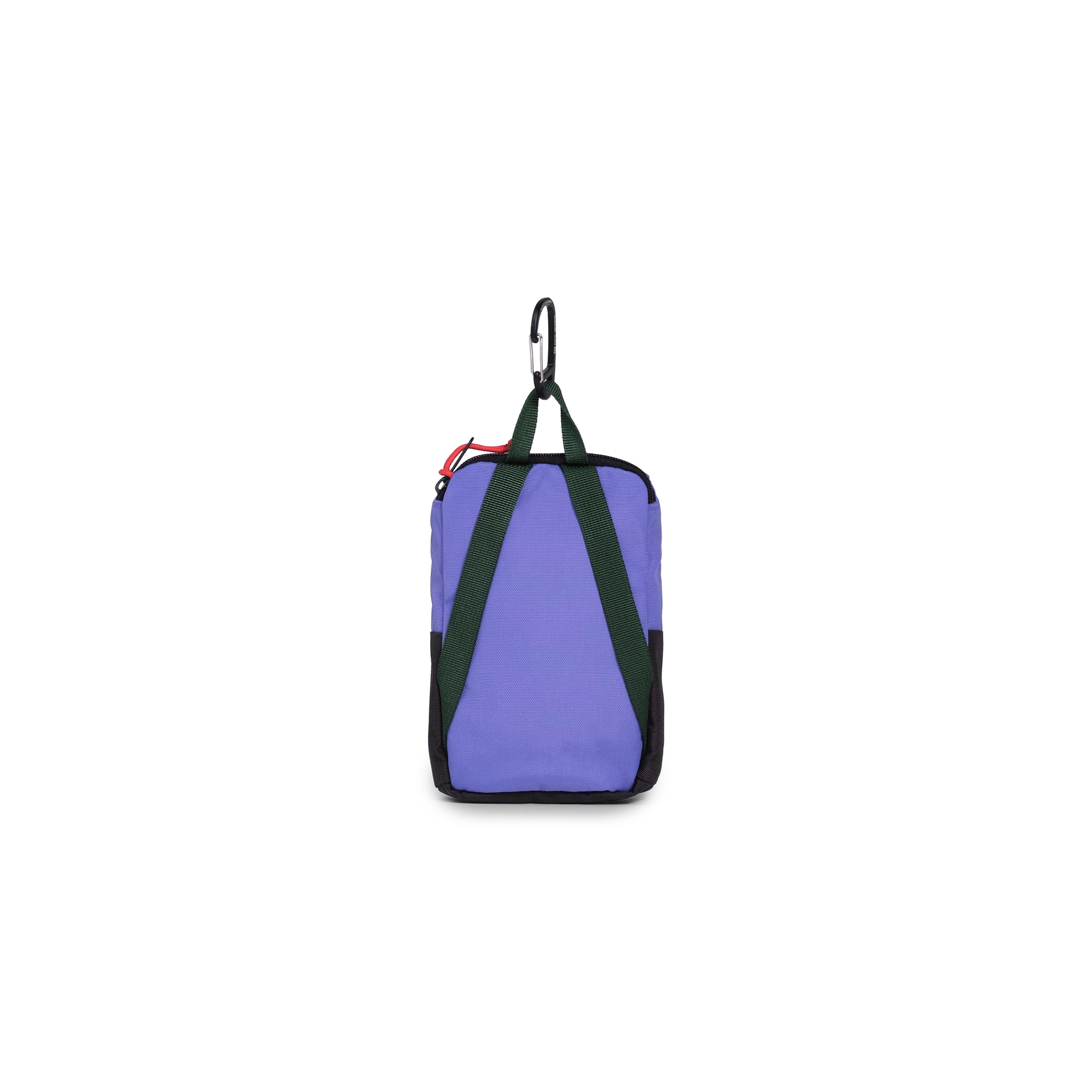 Back View of Topo Designs Rover Pack Micro in "Very Peri / Forest"