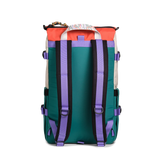 Back shot of Topo Designs x Denver Summit Rover Pack Classic "Sandstone / Bone White"