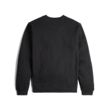Back View of Topo Designs Label Sweatshirt - Unisex in "Black"
