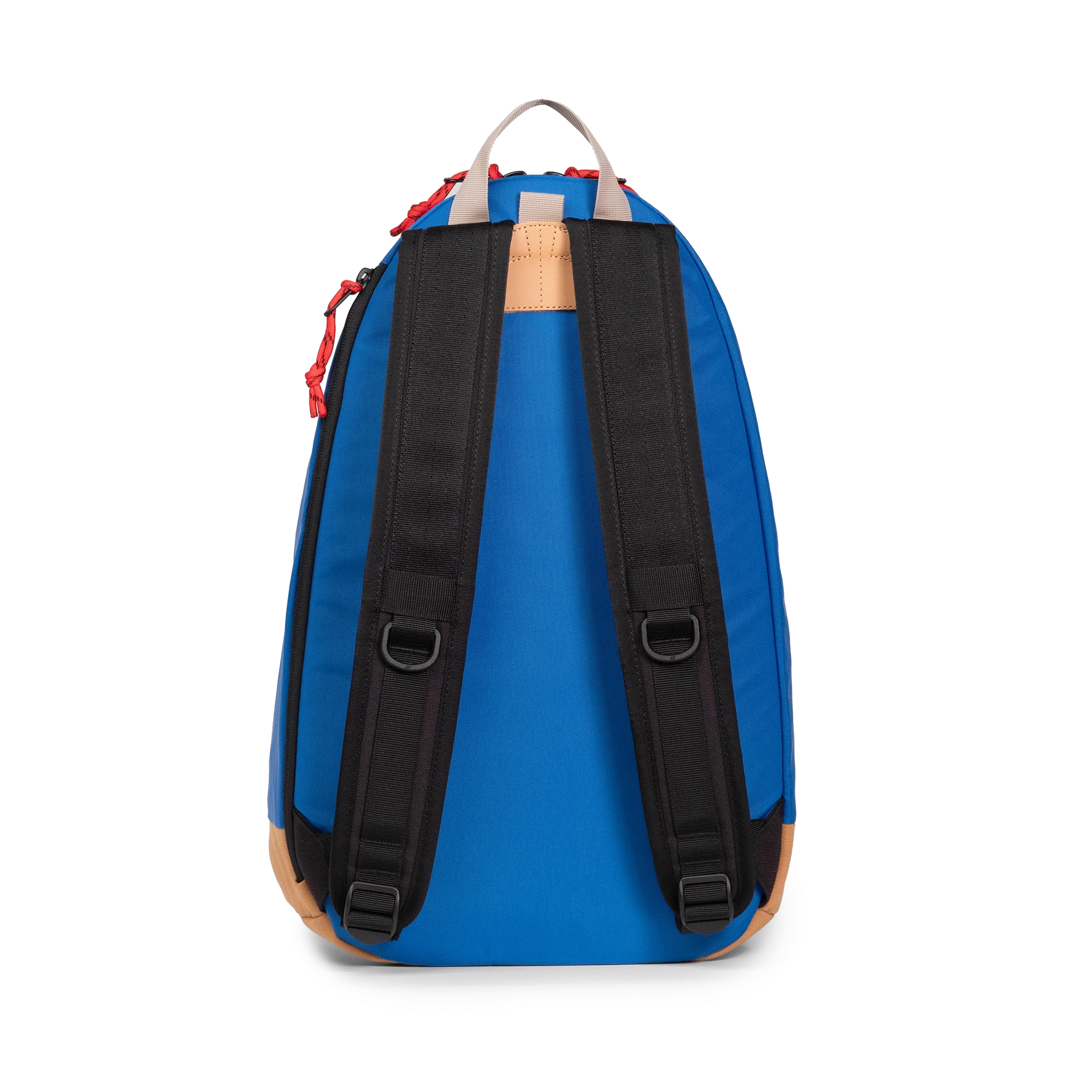 Back view of Topo Designs Classic Teardrop Backpack in "Classic Blue"