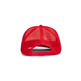 General back image of Topo Designs x TSPTR Snoopy Trucker in "Red / White"