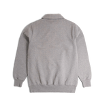 General back image of Topo Designs x TSPTR Woodstock 1/4 Zip in "Grey Marl"