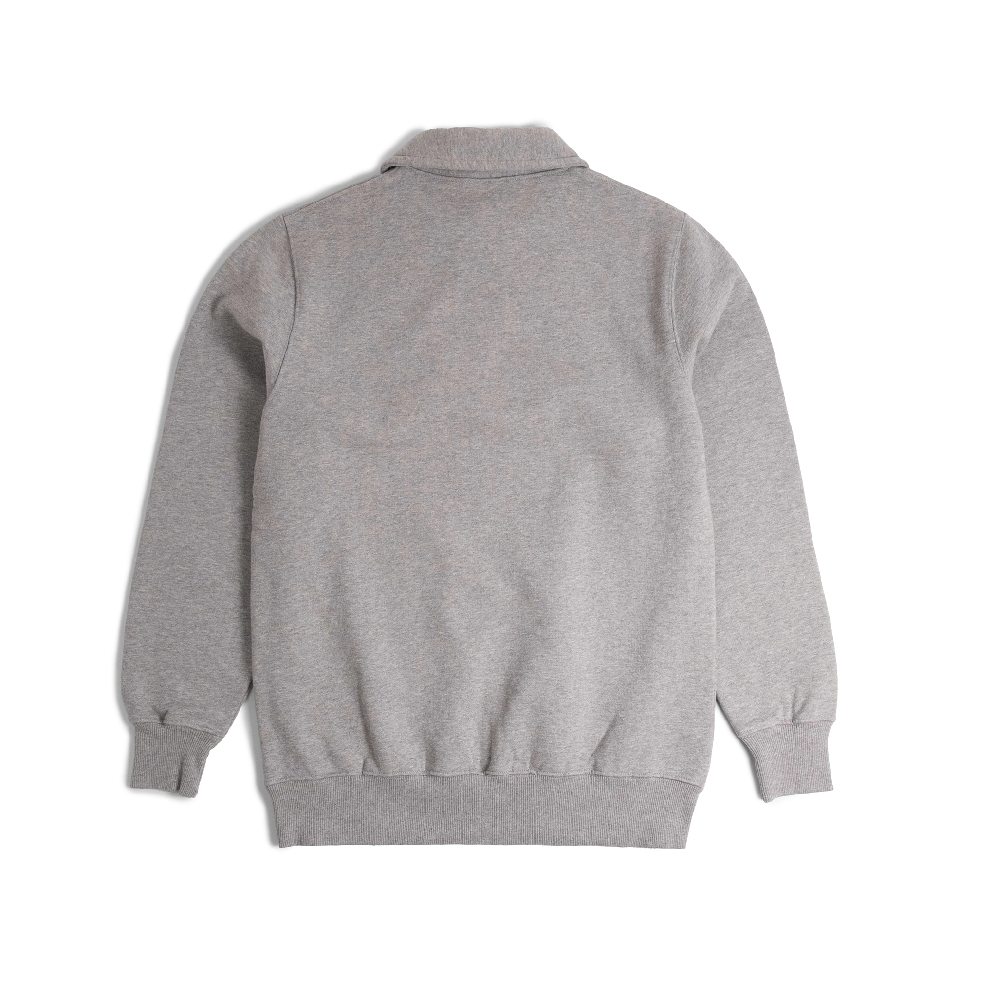 General back image of Topo Designs x TSPTR Woodstock 1/4 Zip in "Grey Marl"