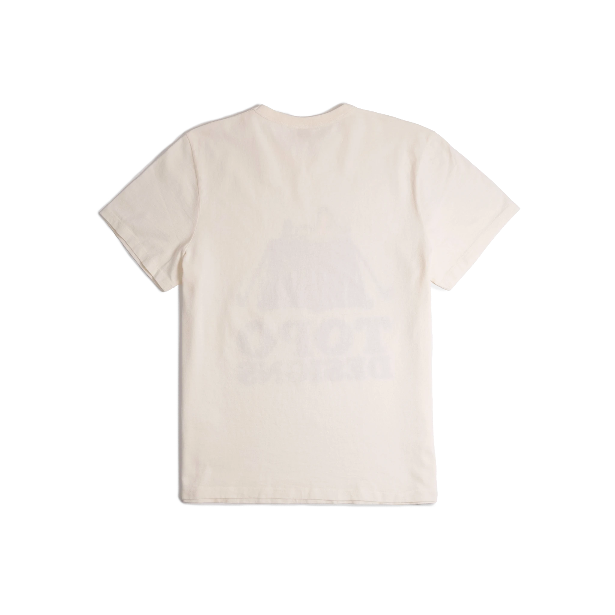 General back image of Topo Designs x TSPTR Tent Tee in "White"