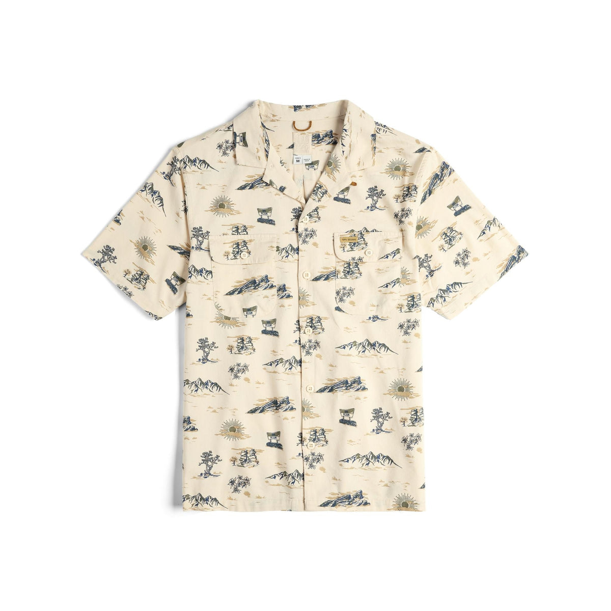 Front View of Topo Designs Daytripper Short Sleeve - Men's in "Westbound"