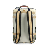 Back View of Topo Designs Rover Pack Classic in "Bone White / Beetle"